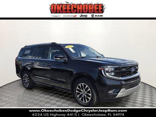 AGATE BLACK METALLIC 2025 Ford Expedition Max Platinum