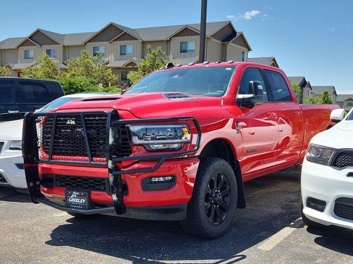 Flame Red Clearcoat 2024 RAM 3500 Laramie Crew Cab 4x4 8' Box