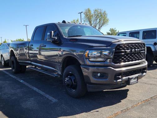 Granite Crystal Metallic Clearcoat 2024 RAM 3500 Big Horn Crew Cab 4x4 8' Box