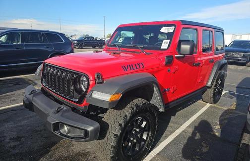 Firecracker Red Clearcoat 2025 Jeep Wrangler 4xe Willys