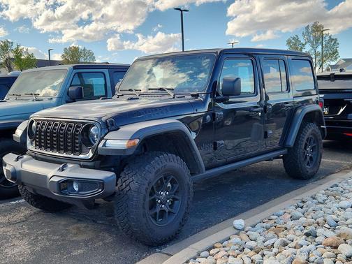 Black Clearcoat 2024 Jeep Wrangler Willys