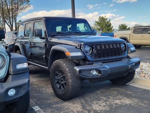 Black Clearcoat 2024 Jeep Wrangler Willys