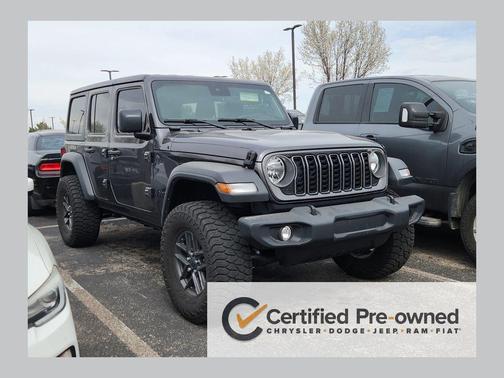 Granite Crystal Metallic Clearcoat 2024 Jeep Wrangler Sport S