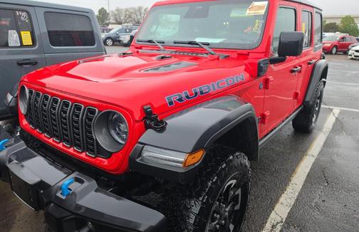 Firecracker Red Clearcoat 2025 Jeep Wrangler 4xe Rubicon