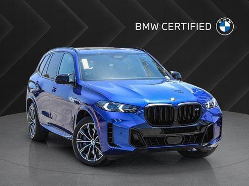 Marina Bay Blue Metallic 2024 BMW X5 M60i