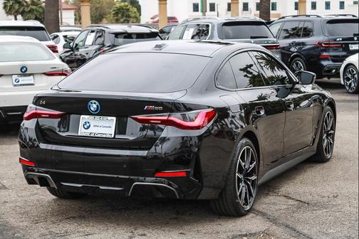 Black Sapphire Metallic 2024 BMW i4 Gran Coupe M50