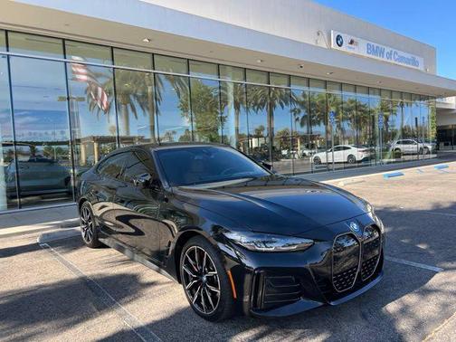 Black Sapphire Metallic 2024 BMW i4 Gran Coupe M50