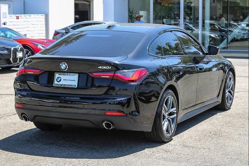 Black Sapphire Metallic 2022 BMW 430 Gran Coupe i