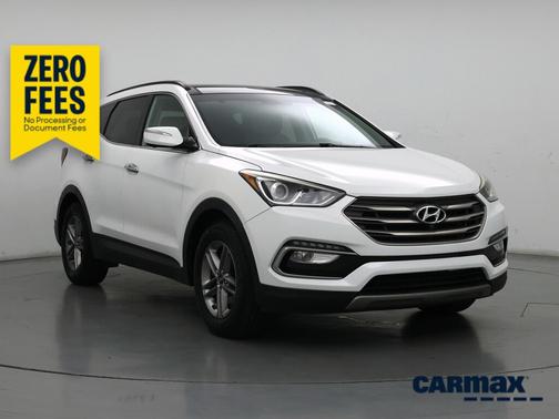 White 2017 Hyundai Santa Fe Sport