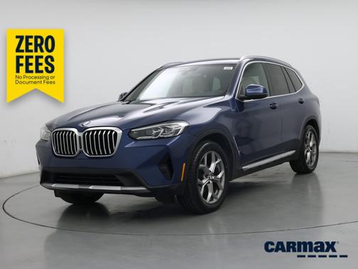 Blue 2022 BMW X3 sDrive30i