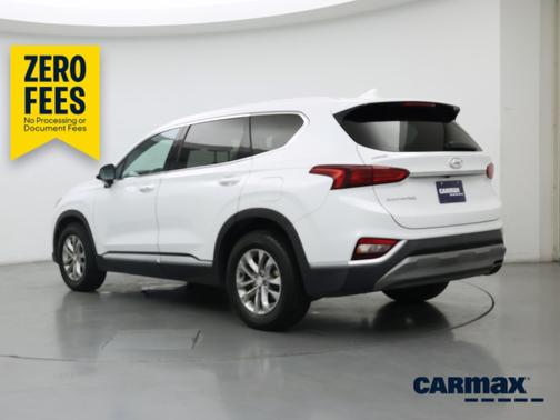 White 2020 Hyundai SANTA FE SEL