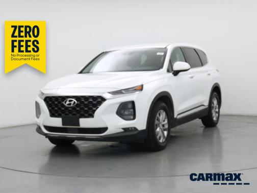White 2020 Hyundai SANTA FE SEL