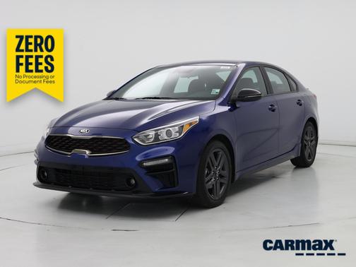 Blue 2021 Kia Forte GT-Line