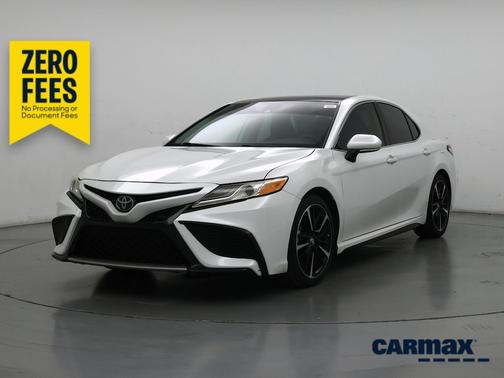 White 2020 Toyota Camry XSE