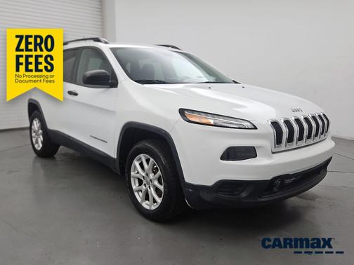 White 2016 Jeep Cherokee Sport