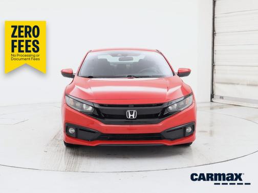 Red 2019 Honda Civic Sport