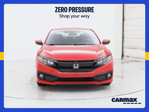 Red 2019 Honda Civic Sport