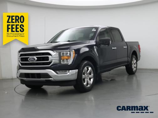 Blue 2022 Ford F-150 XLT
