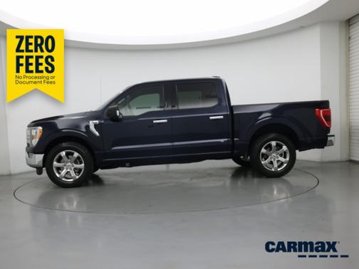 Blue 2022 Ford F-150 XLT