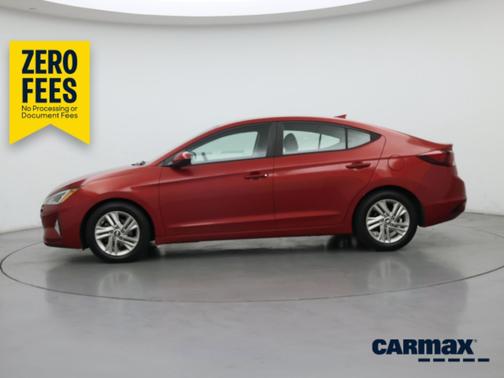 Burgundy 2019 Hyundai ELANTRA Value Edition