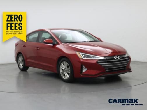Burgundy 2019 Hyundai ELANTRA Value Edition