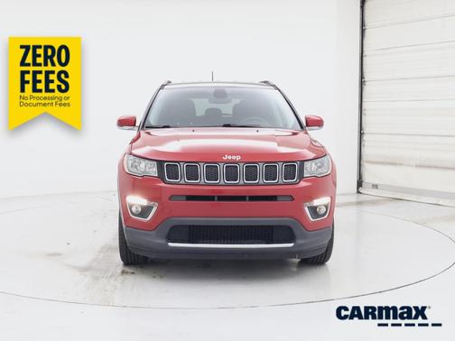Red 2018 Jeep Compass Limited