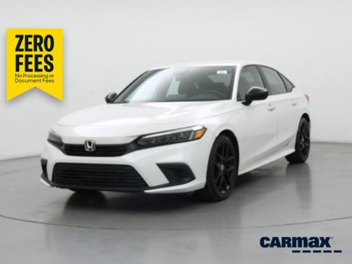 White 2022 Honda Civic Sport