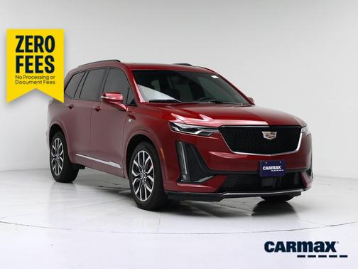 Red 2025 Cadillac XT6 Sport