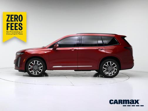 Red 2025 Cadillac XT6 Sport
