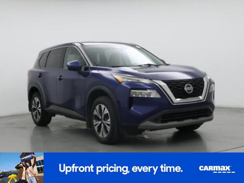 Blue 2021 Nissan Rogue SV