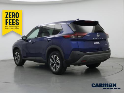 Blue 2021 Nissan Rogue SV