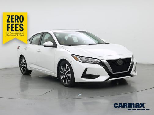 White 2023 Nissan Sentra SV