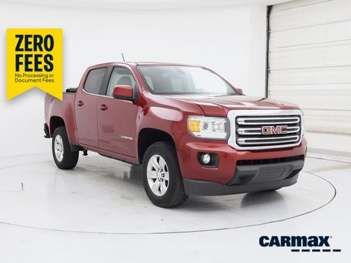 Red 2017 GMC Canyon SLE