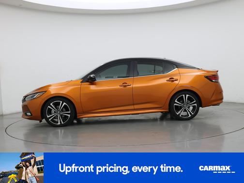 Orange 2021 Nissan Sentra SR