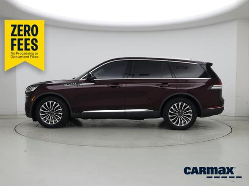 Red 2022 Lincoln Aviator Reserve