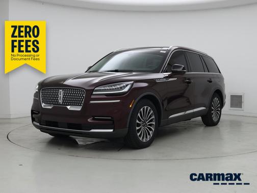 Red 2022 Lincoln Aviator Reserve