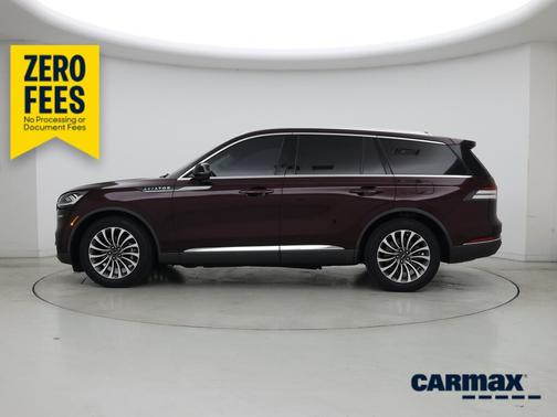 Red 2022 Lincoln Aviator Reserve