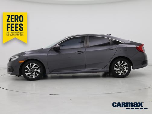 Gray 2018 Honda Civic EX