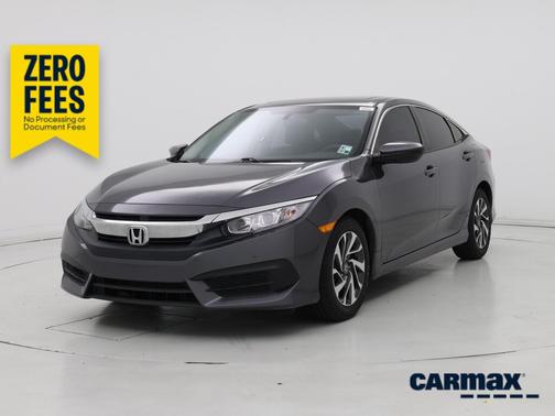 Gray 2018 Honda Civic EX