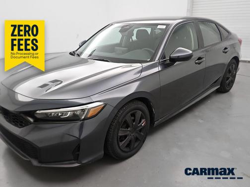 Gray 2025 Honda Civic LX