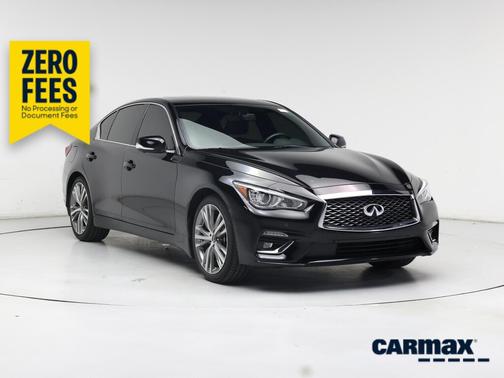 Black 2022 INFINITI Q50 Sensory