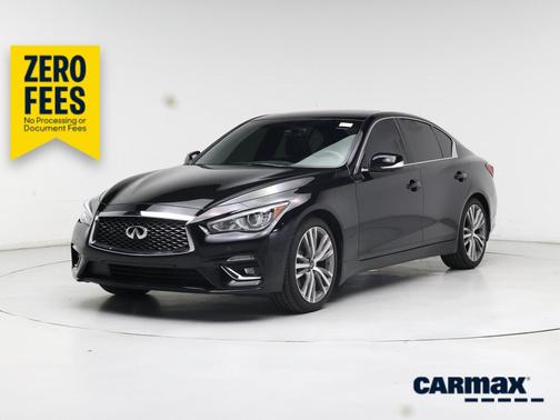 Black 2022 INFINITI Q50 Sensory