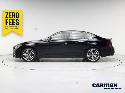 Black 2022 INFINITI Q50 Sensory