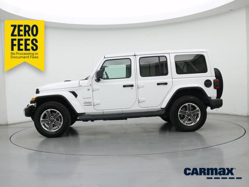 White 2021 Jeep Wrangler Unlimited Sahara