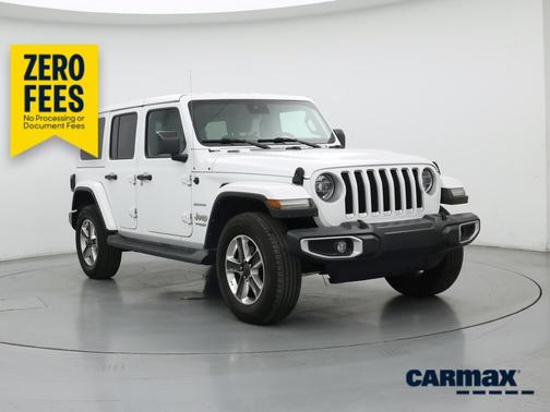 White 2021 Jeep Wrangler Unlimited Sahara