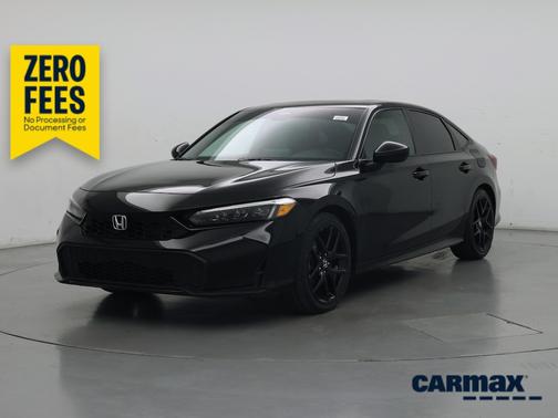 Black 2026 Honda Civic Hybrid Sport