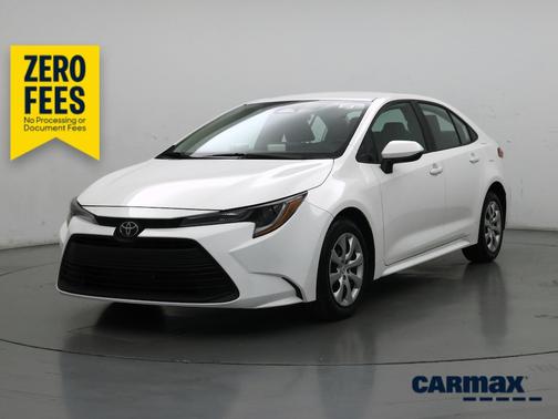 White 2025 Toyota Corolla LE