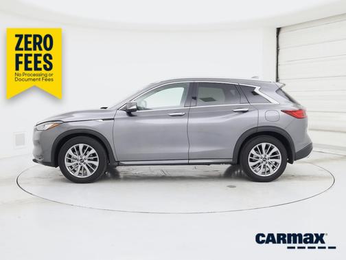 Gray 2023 INFINITI QX50 Luxe