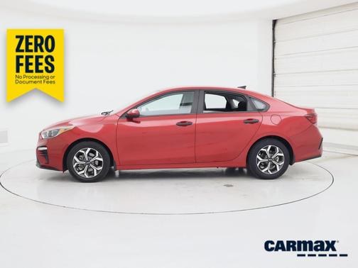 Red 2021 Kia Forte LXS