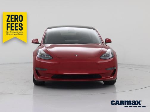 Red 2023 Tesla Model 3